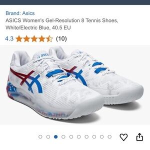 ASICS Gel Resolution 8 Women’s Tennis Shoe